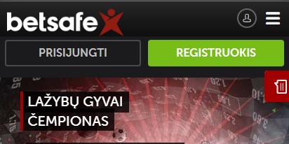 Betsafe peržiūra mobiliesiems